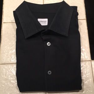 Armani collezioni dress shirt cuff link lg sleeve